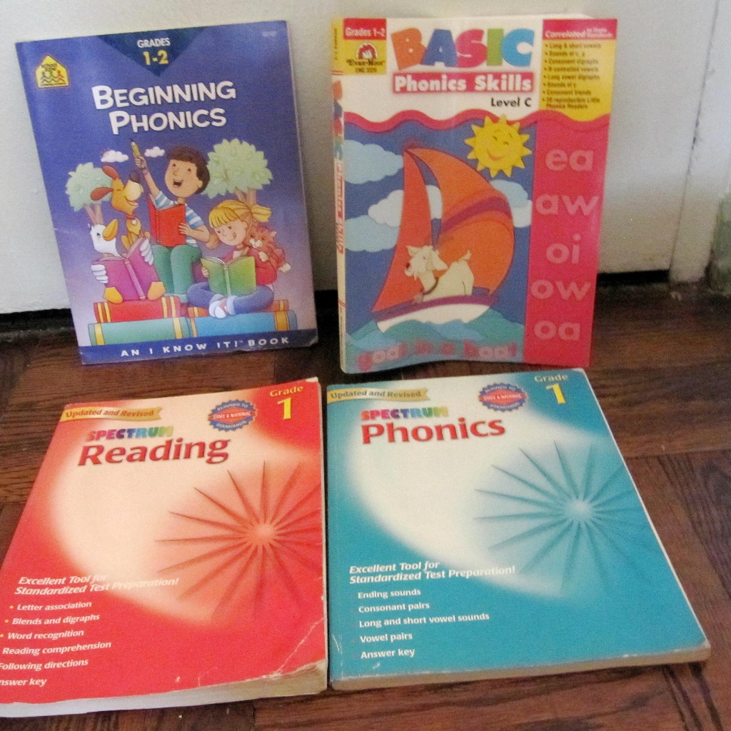 9 Phonics And Reading Workbooks (Grades 1-3)
